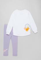 Nike - Nkg flower child pant set - purple dawn