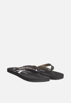 CALVIN KLEIN - Beach sandal monogram tpu - black