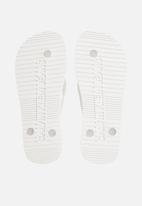 CALVIN KLEIN - Beach sandal monogram tpu - bright white