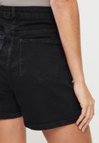 Trendyol - Mom shorts & bermuda - black