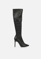 Miss Black - Boss 7 knee length boot - black