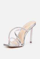 Miss Black - Samba 3 heel - silver