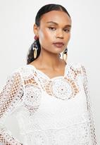 Stella Morgan - Crochet top - white