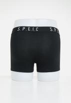 S.P.C.C. - Emperador regular fit 2-pack boxer brief underwear  - black