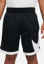 Nike - B nk df hbr basketball short- black & white
