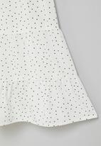 Superbalist - Polka dot dress - white