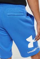 Under Armour - UA  Rival Fleece Big Logo Shorts- victory blue