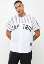 Lonsdale - Stay true short sleeve shirt - white