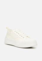 Butterfly Feet - Tote 1 flatform sneaker - white