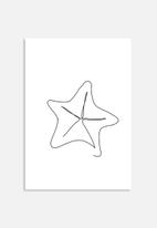 Elsje Designs - Kiddies line art - starfish