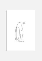 Elsje Designs - Kiddies line art - penguin