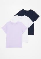 Superbalist - Younger girls 3 Pack basic tee - multi 