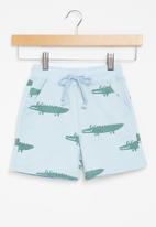 POP CANDY - Boys crocodile shorts - blue