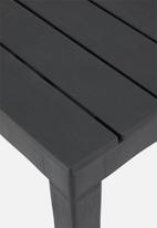 H&S - Square table - black