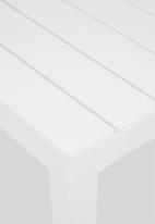 H&S - Square table - white