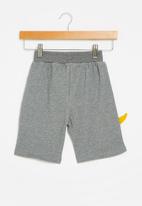 POP CANDY - Boys dino sweat shorts - grey