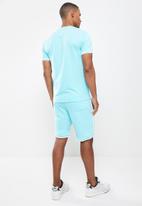 Lonsdale - Shorts & T-shirt set - blue & white
