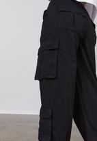 Baggy Cargo Pant Black Factorie Trousers Superbalist Com