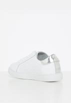 Julz - Delia leather sneaker - white