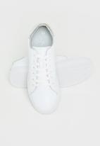 Julz - Delia leather sneaker - white
