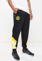 PUMA - BVB Iconic MCS Mesh Men's Football Pants -  black-cyber yellow