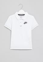Nike - Nike boys cotton pique polo - white