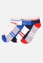 MINOTI - Teen boys 3-pack sport trainer knitted socks - multi