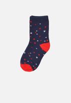 MINOTI - Teen boys 5-pack stars knitted socks - multi