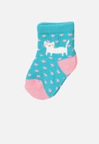 MINOTI - 5-Pack cats jaquard socks - multi