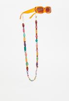 MANGO - Wooden bead necklace - multi