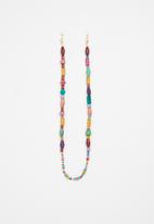 MANGO - Wooden bead necklace - multi