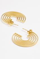 Superbalist - Laila hoop earrings - gold