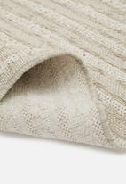 Hertex Fabrics - Overlap woven outdoor rug - deep dune