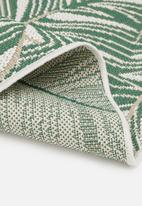 Hertex Fabrics - Blade woven outdoor rug - greenery