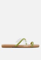 Call It Spring - Orea sandal - bright green
