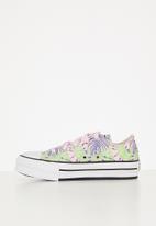 Converse - Chuck taylor all star eva lift plant love ox - pink foam/washed indigo/lime rave