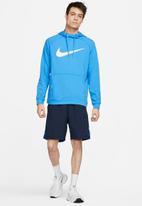 Nike - Dri-FIT Men Hoodie - lt photo blue/white