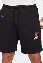 Nike - NSW  Essentials+  french terry shorts. ...- black