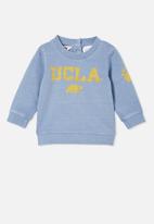 Cotton On - Spencer sweater lcn - lcn ucl dusty blue/ucla bear