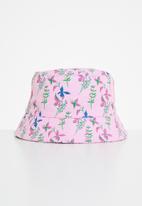 Superbalist - Devi floral bucket hat - pink