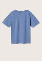 MANGO - T-shirt spray - medium blue