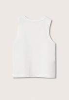 MANGO - T-shirt bandini - off white 