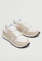 MANGO - Sport shoes maraton - light beige