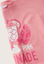 MANGO - T-shirt lemonade - pink