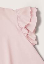 MANGO - T-shirt flin - light pink