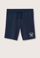MANGO - Bermuda shorts toronto - navy
