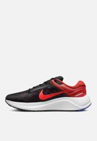 Nike - Nike air zoom structure 24 - black/bright crimson-cinnabar-concord