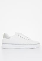 Pierre Cardin - Chantilly 2 sneaker - white silver