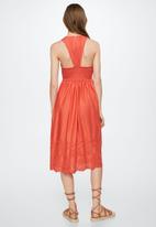 MANGO - Dress sunny - red