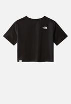 The North Face - G short sleeve simple dome cropped tee - black